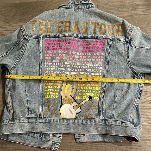Taylor Swift Eras Tour Denim Jean Jacket - Picture 6 of 6